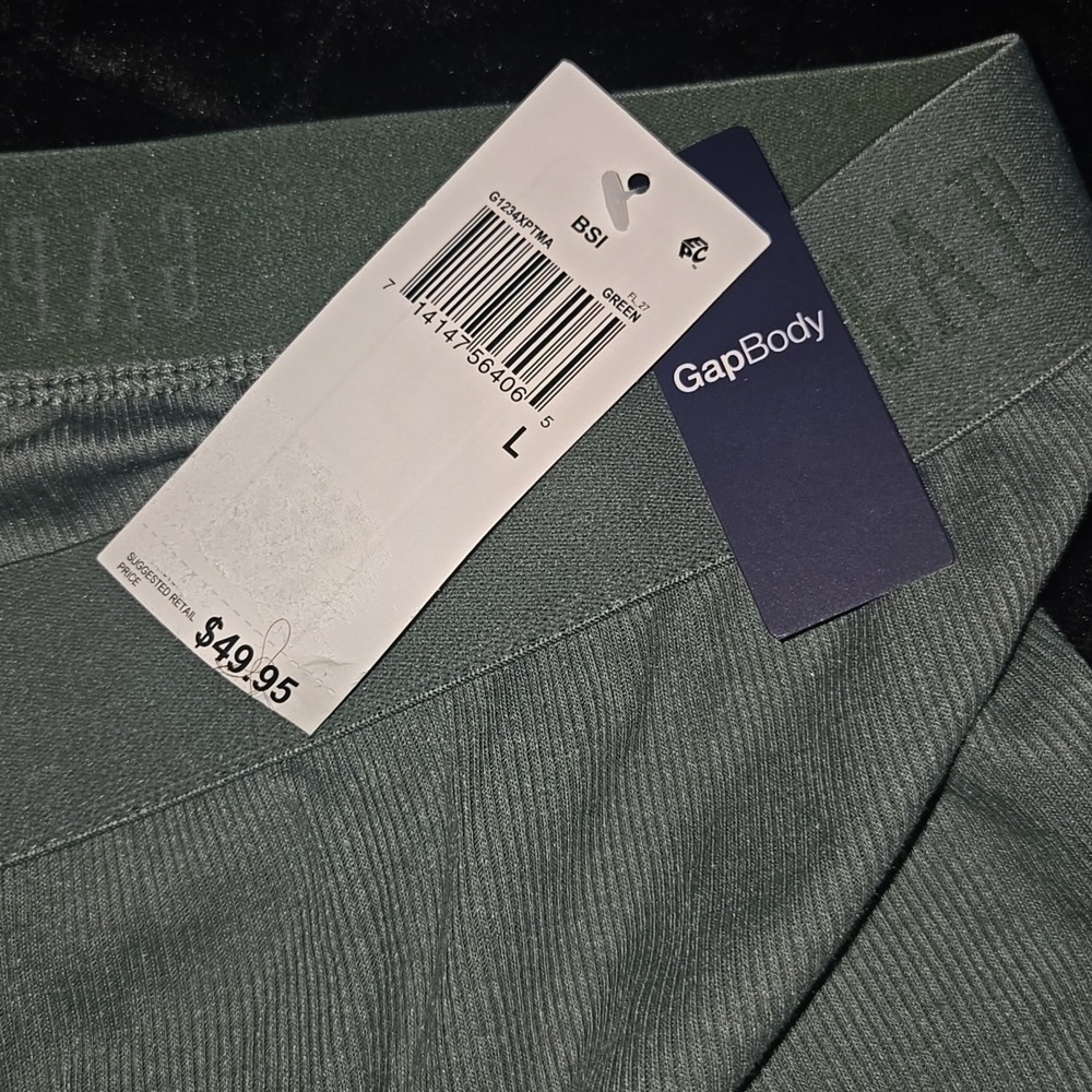 GAP 2 PC GapBody Women's Long-Sleeve Rib Pajama Set top and bottom Size: L New - Picture 11 of 15